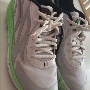 LaMelo Ball White and Green Basketball Shoes